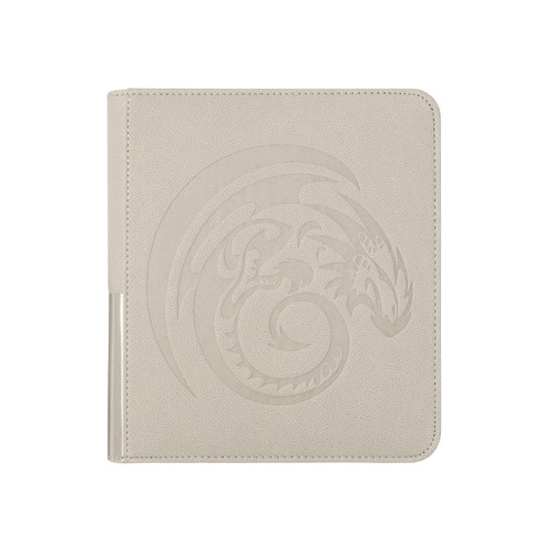 Dragon Shield: Ashen White Card Codex - Small Zipster Binder