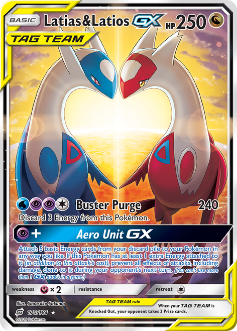 Latias & Latios-GX 170/181 - Team Up Holofoil