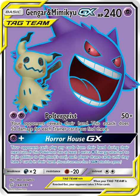 Gengar & Mimikyu-GX 164/181 - Team Up Holofoil