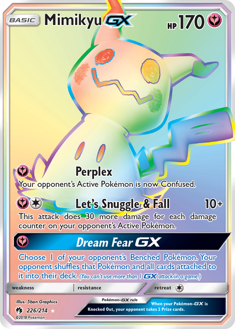 Mimikyu-GX 226/214 - Lost Thunder Holofoil
