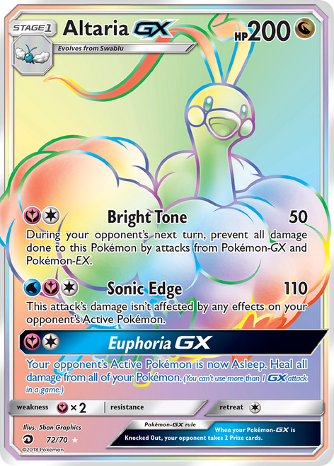 Altaria-GX 72/70 - Dragon Majesty Holofoil