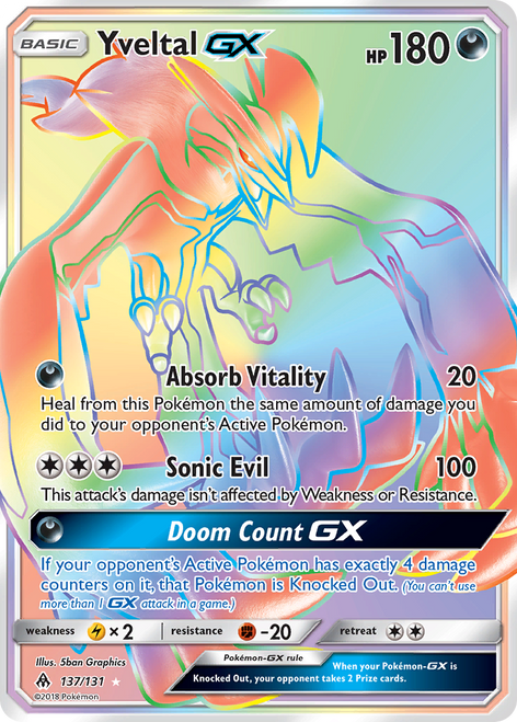Yveltal-GX 137/131 - Forbidden Light Holofoil