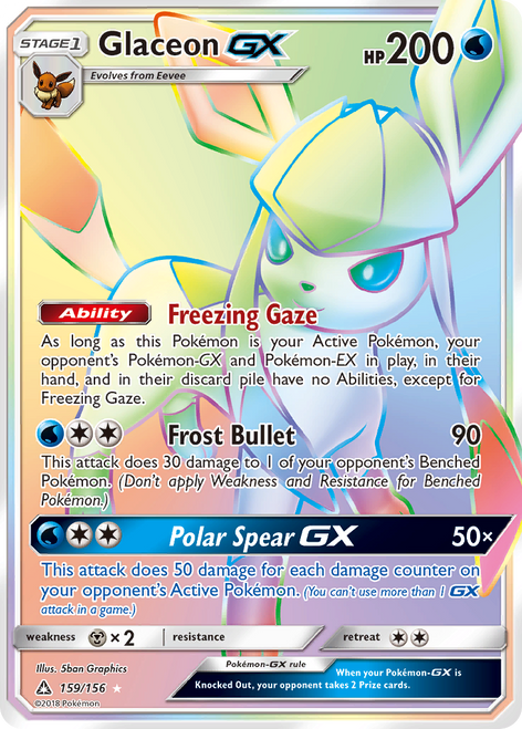 Glaceon-GX 159/156 - Ultra Prism Holofoil