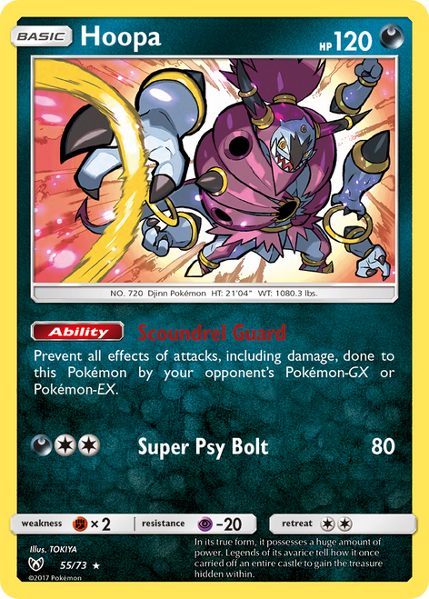 Hoopa 55/73 - Shining Legends Holofoil