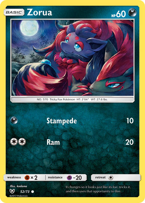 Zorua 52/73 - Shining Legends