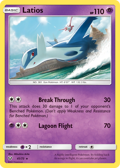 Latios 41/73 - Shining Legends Holofoil