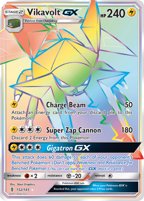 Vikavolt-GX 152/145 - Guardians Rising Holofoil