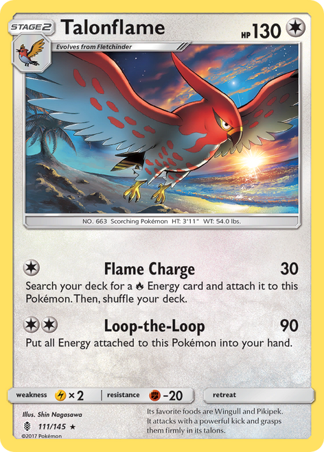 Talonflame 111/145 - Guardians Rising