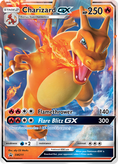 Charizard-GX SM211/248 - SM Black Star Promos Holofoil