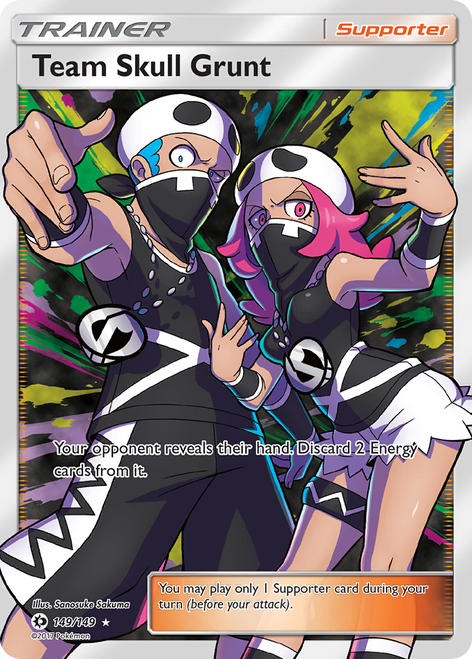 Team Skull Grunt 149/149 - Sun  Moon Holofoil