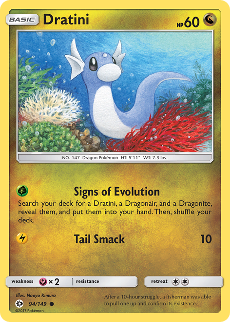 Dratini 94/149 - Sun  Moon Reverse Holofoil