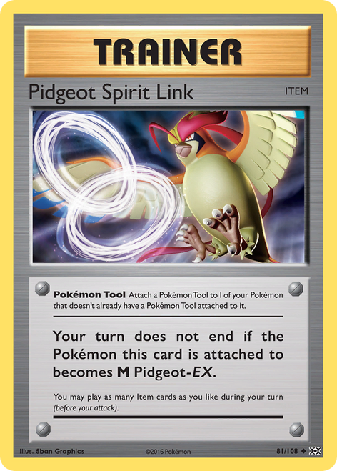 Pidgeot Spirit Link 81/108 - Evolutions