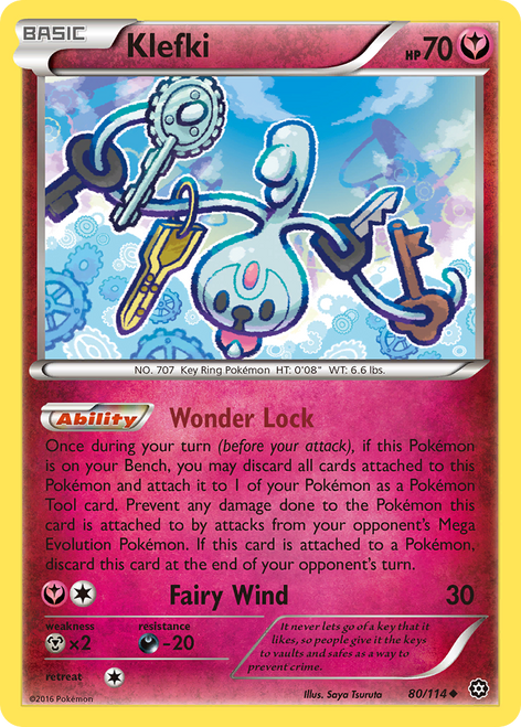 Klefki 80/114 - Steam Siege Reverse Holofoil