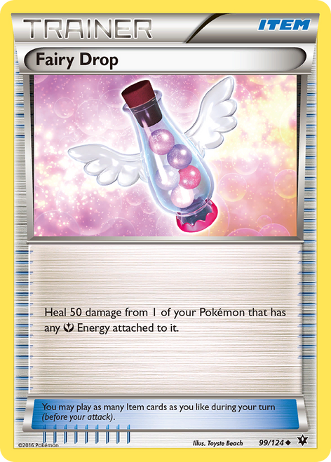 Fairy Drop 99/124 - Fates Collide Reverse Holofoil