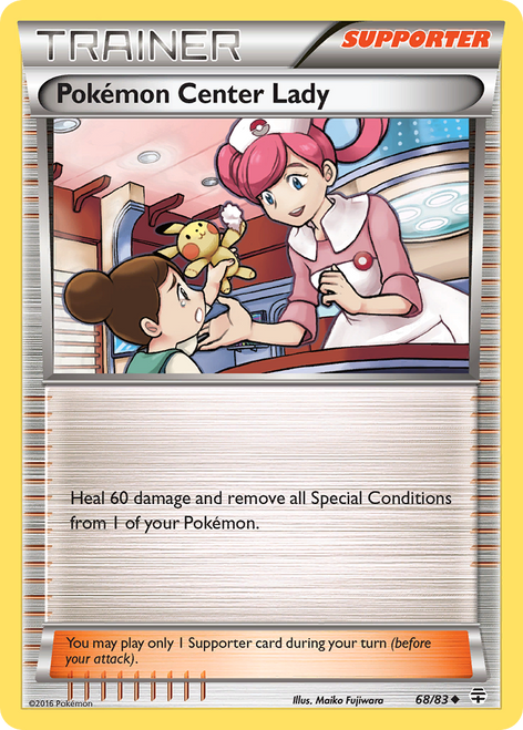 Pokémon Center Lady 68/83 - Generations