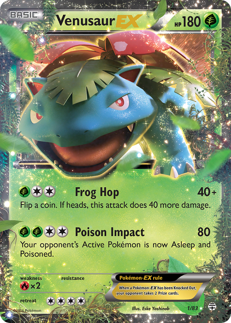 Venusaur-EX 1/83 - Generations Holofoil