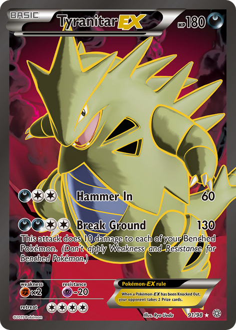 Tyranitar-EX 91/98 - Ancient Origins Holofoil