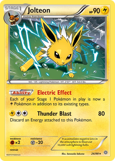 Jolteon 26/98 - Ancient Origins Holofoil