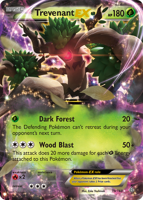 Trevenant-EX 19/160 - Primal Clash Holofoil
