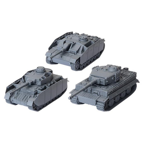 World of Tanks Miniatures Game: German Tank Platoon (Panzer IV H, Tiger I, StuG III G)