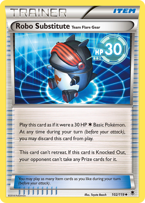 Robo Substitute Team Flare Gear 102/119 - Phantom Forces