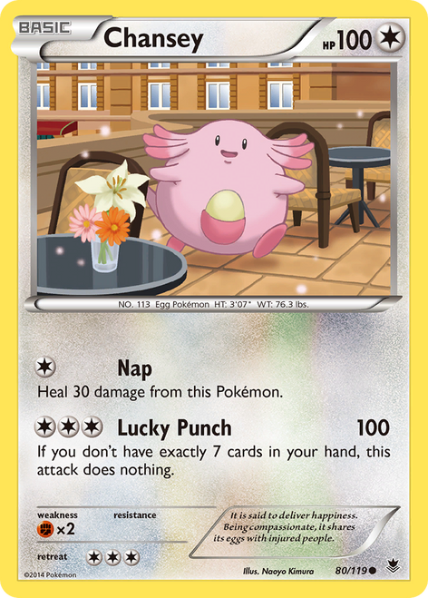 Chansey 80/119 - Phantom Forces