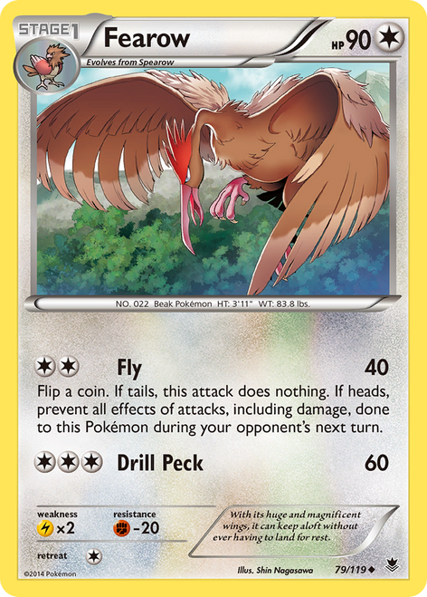 Fearow 79/119 - Phantom Forces Reverse Holofoil