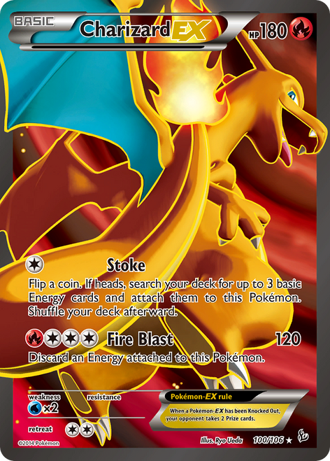 Charizard-EX 100/106 - Flashfire Holofoil