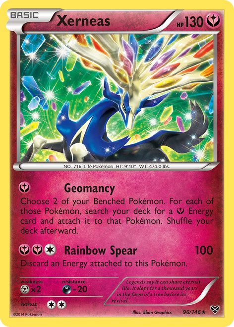 Xerneas 96/146 - XY Reverse Holofoil