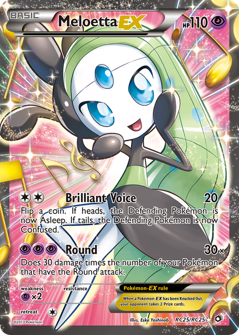 Meloetta-EX RC25/113 - Legendary Treasures Holofoil