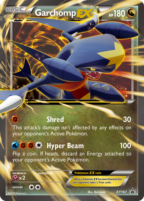 Garchomp-EX XY167/211 - XY Black Star Promos Holofoil