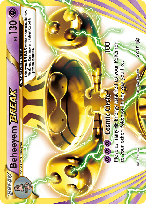Beheeyem BREAK XY135/211 - XY Black Star Promos Holofoil