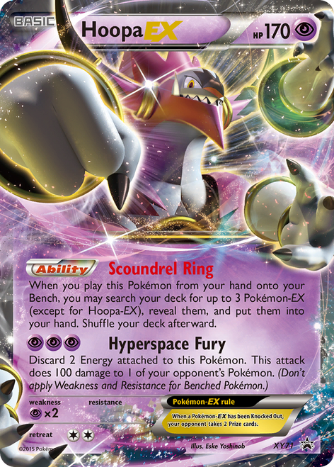 Hoopa-EX XY71/211 - XY Black Star Promos Holofoil