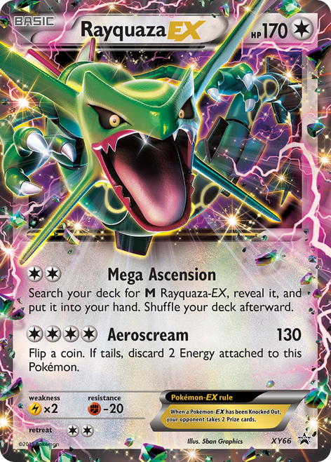 Rayquaza-EX XY66/211 - XY Black Star Promos Holofoil