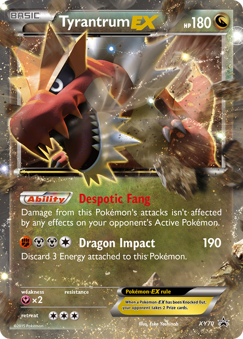 Tyrantrum-EX XY70/211 - XY Black Star Promos Holofoil