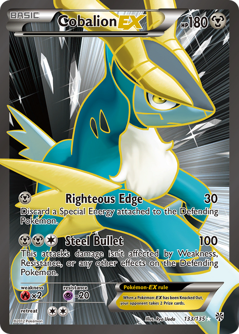 Cobalion-EX 133/135 - Plasma Storm Holofoil