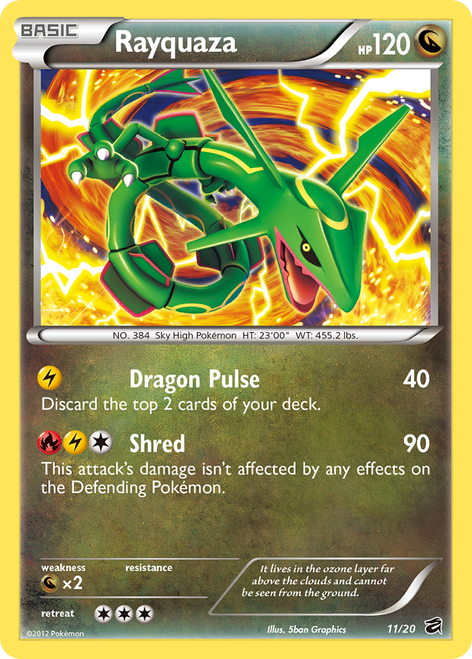 Rayquaza 11/20 - Dragon Vault Holofoil