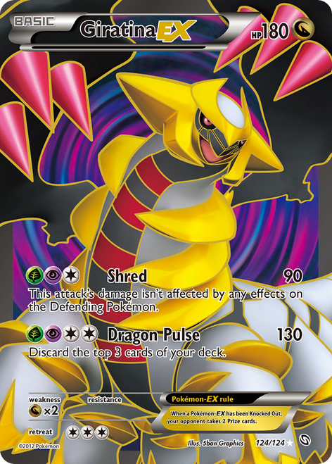 Giratina-EX 124/124 - Dragons Exalted Holofoil
