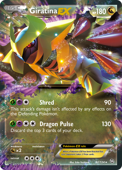 Giratina-EX 92/124 - Dragons Exalted Holofoil