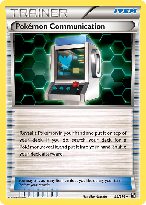 Pokémon Communication 99/114 - Black  White