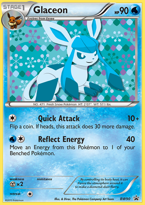 Glaceon BW90/101 - BW Black Star Promos Holofoil