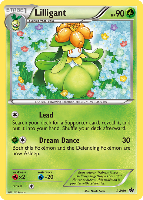 Lilligant BW49/101 - BW Black Star Promos Holofoil