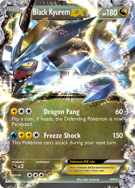 Black Kyurem-EX BW62/101 - BW Black Star Promos Holofoil
