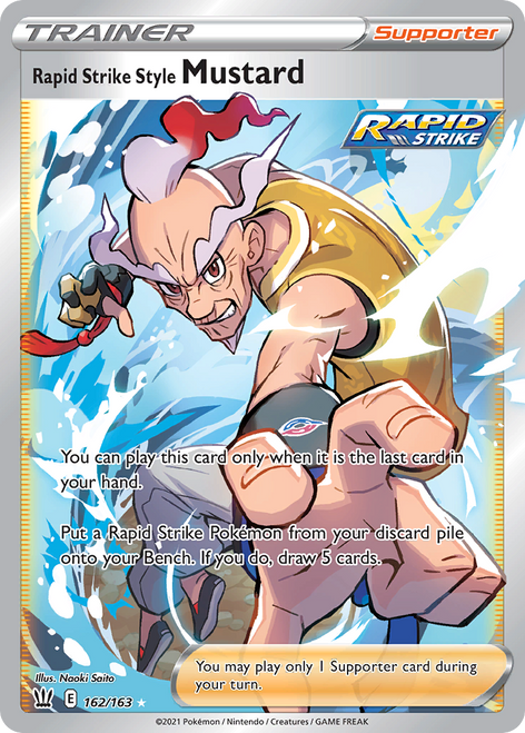 Rapid Strike Style Mustard 162/163 - Battle Styles Holofoil