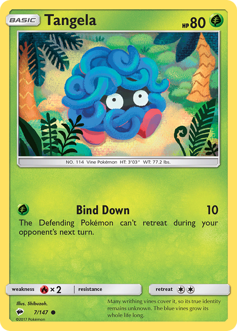 Tangela 7/147 - Burning Shadows