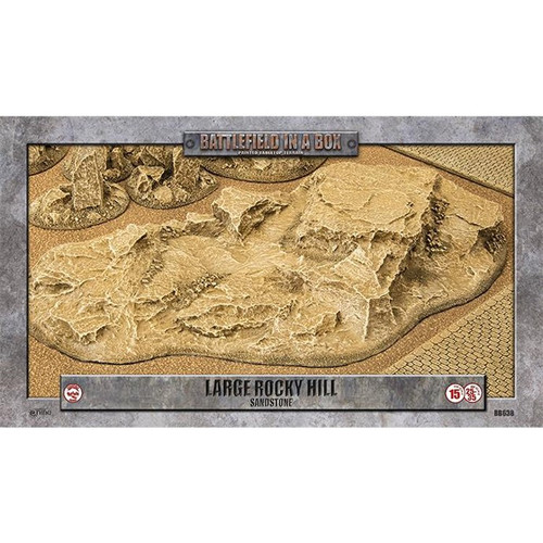 Battlefield in a Box: Essentials - Large Rocky Hill - Sandstone