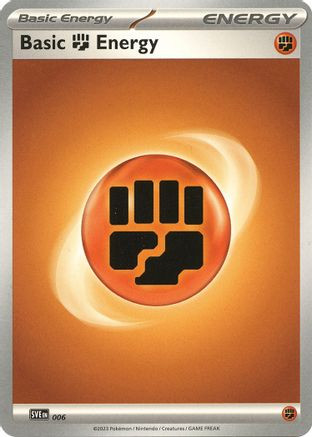 Basic Fighting Energy 6 - SV01 Scarlet  Violet Base Set