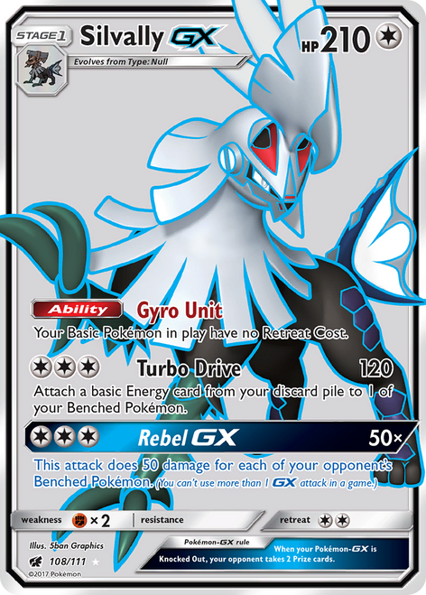 Silvally-GX 108/111 - Crimson Invasion Holofoil