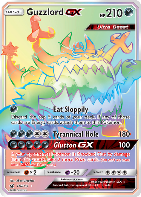 Guzzlord-GX 116/111 - Crimson Invasion Holofoil