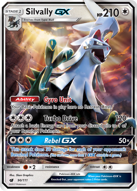 Silvally-GX 90/111 - Crimson Invasion Holofoil